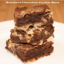 Snickers Chocolate Cookie Bars