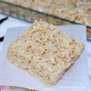 Browned Butter Vanilla Bean Rice Krispy Treats
