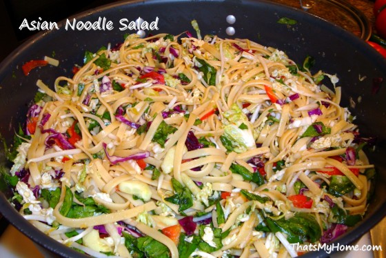 Asian Noodle Salad - Recipes Food and Cooking