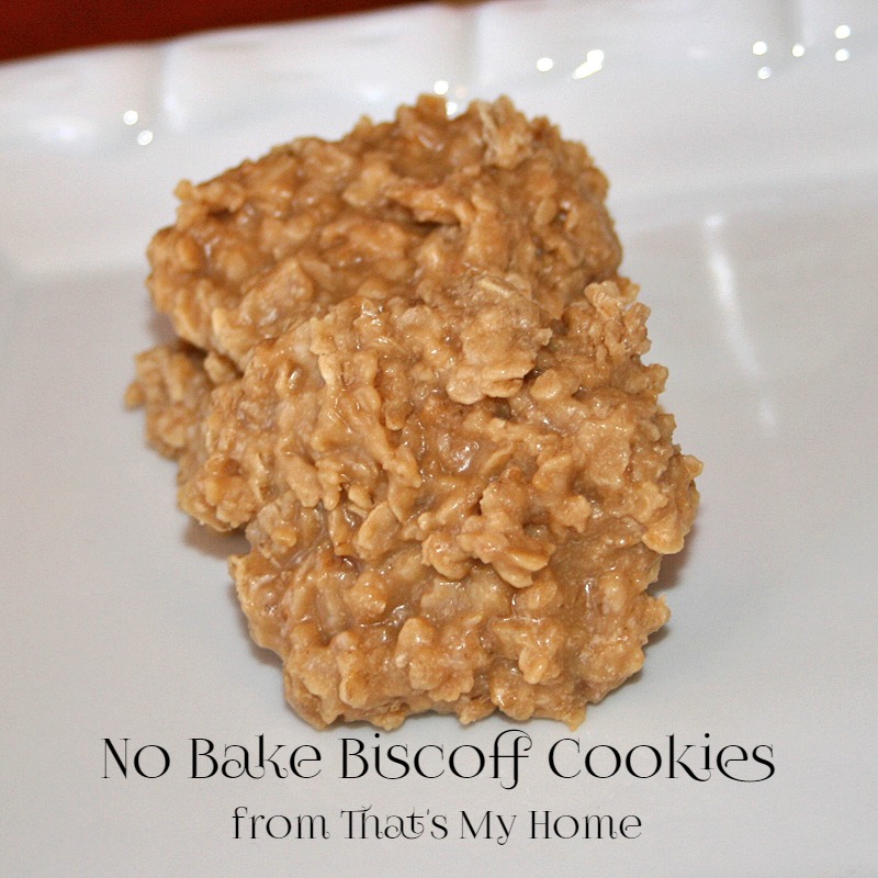 No Bake Biscoff Cookies