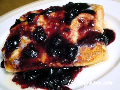 blueberry french toast