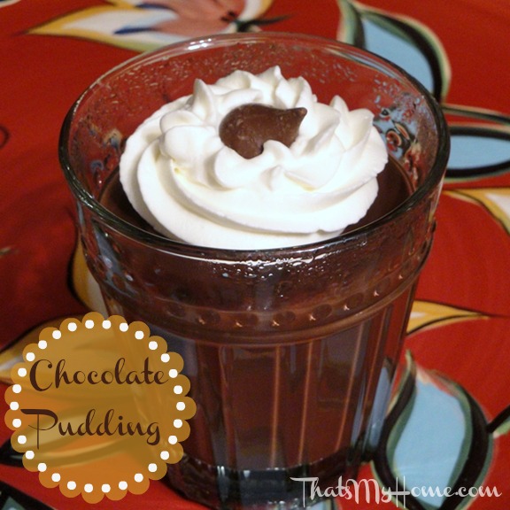 chocolate pudding recipe