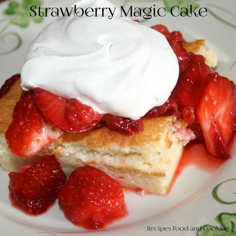 Strawberry Magic Cake