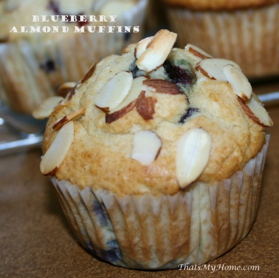 blueberry-almond-muffin