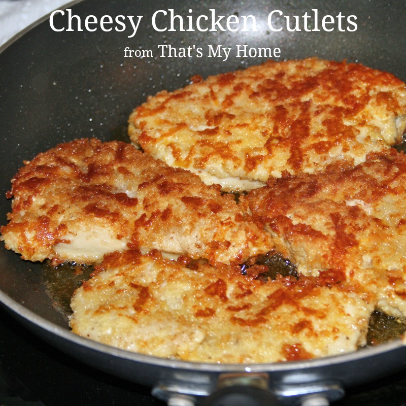 Cheesy Chicken Cutlets