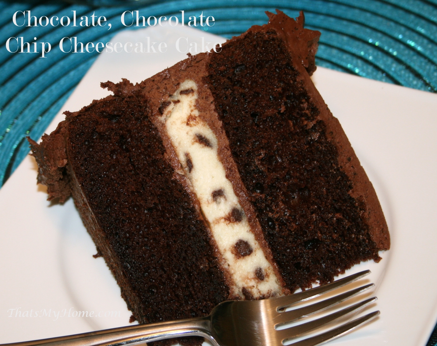 Chocolate Chip Cheesecake Recipe - Bonappeteach