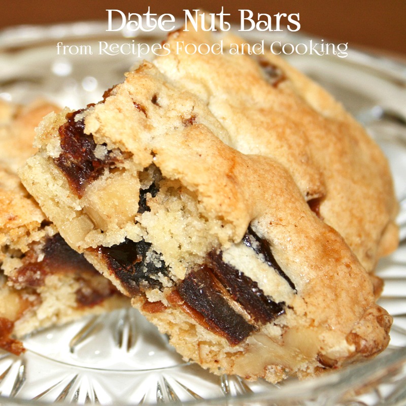 Date Nut Bars Recipes Food and Cooking