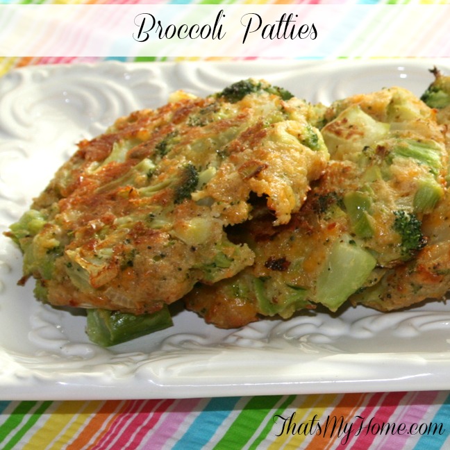 broccoli patties from recipes, food and cooking.com