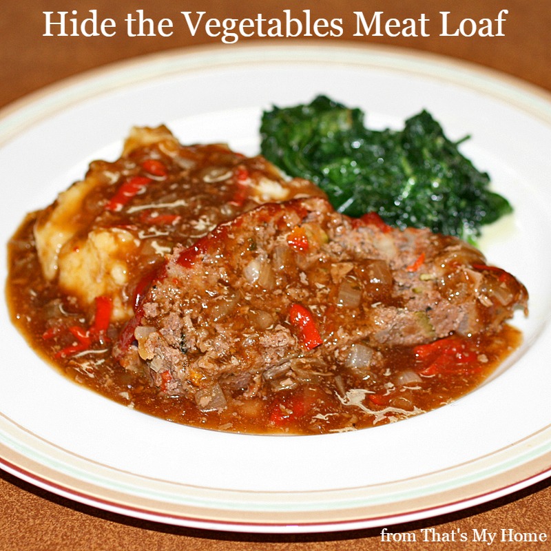 Hide the Vegetables Meat Loaf