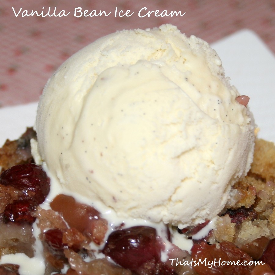 kitchenaid vanilla bean ice cream recipe