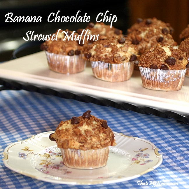 banana chocolate chip muffins recipe