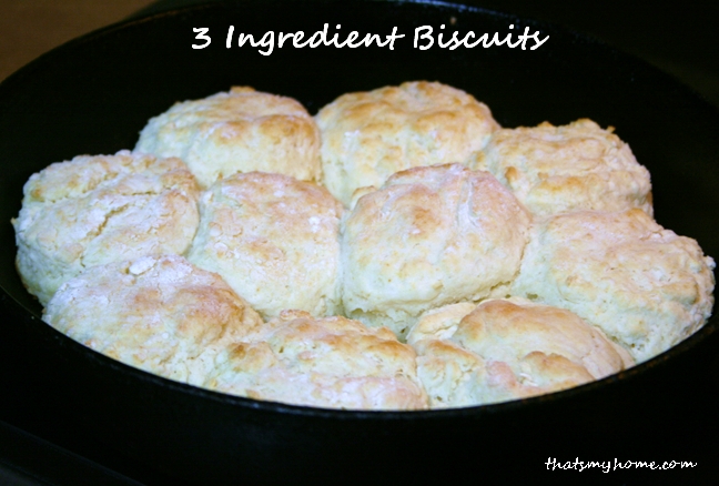 Three Ingredient Biscuits