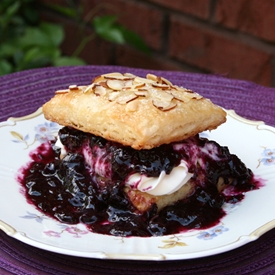 blueberry creme croissant