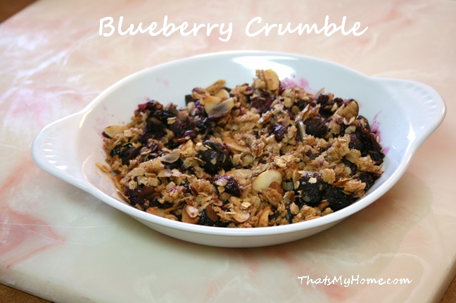 blueberry crumble recipe