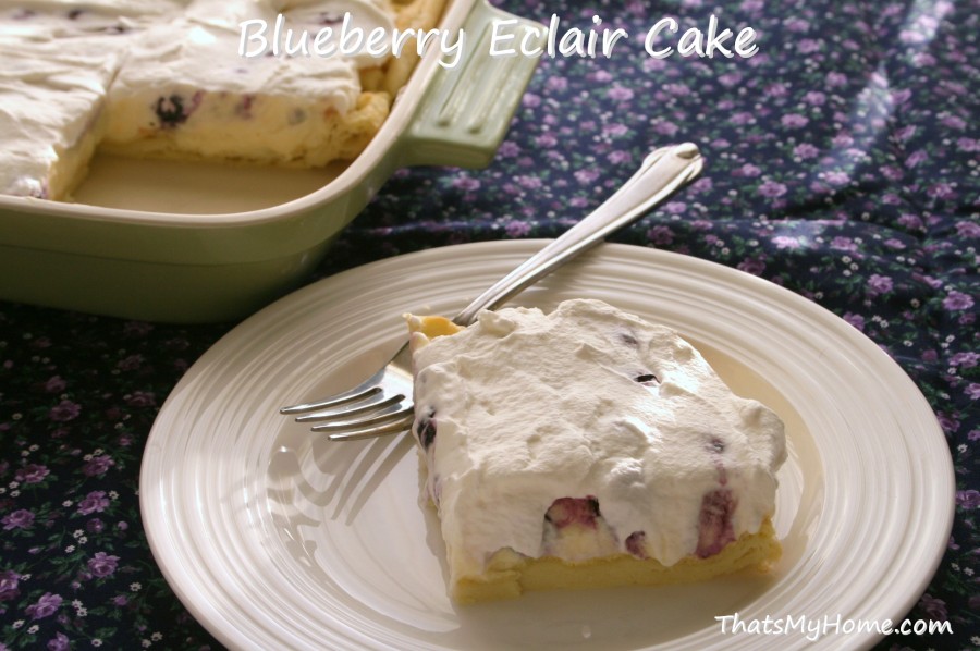blueberry eclair cake recipe