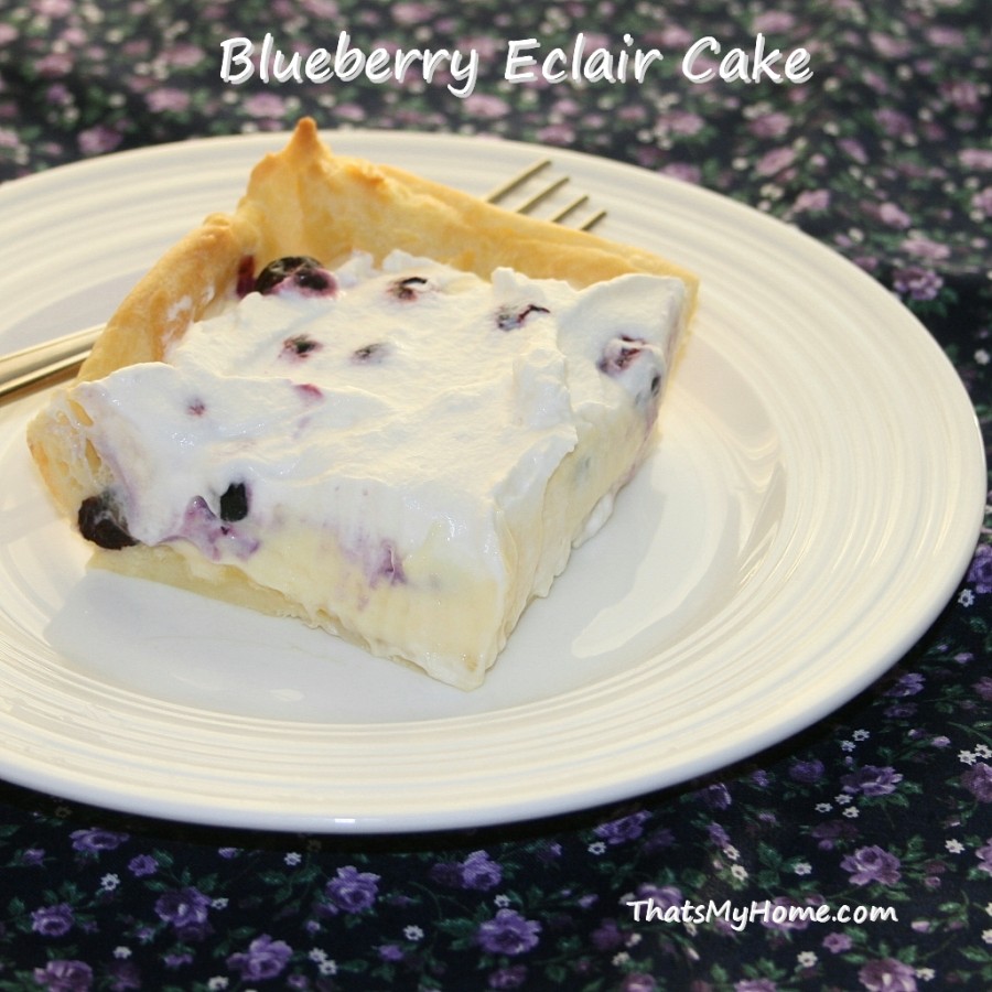 blueberry eclair cake recipe