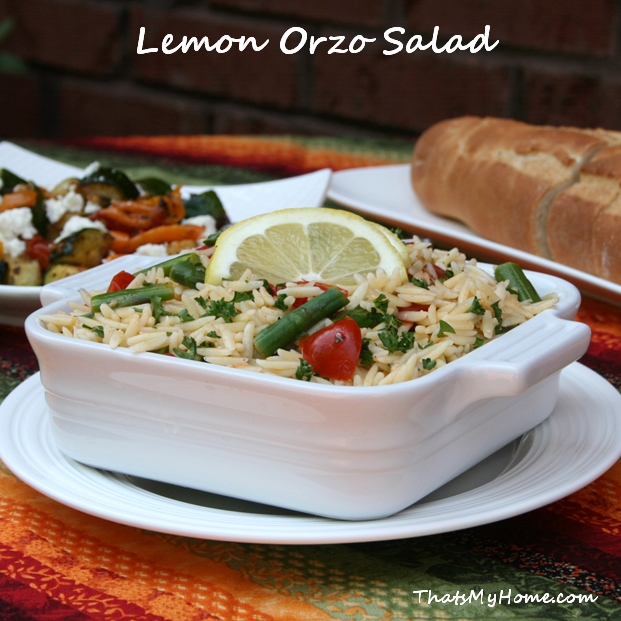 lemon orzo salad recipe