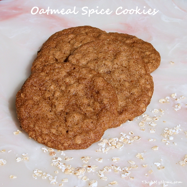 oatmeal spice cookies recipe