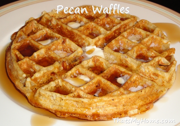 pecan waffle recipe