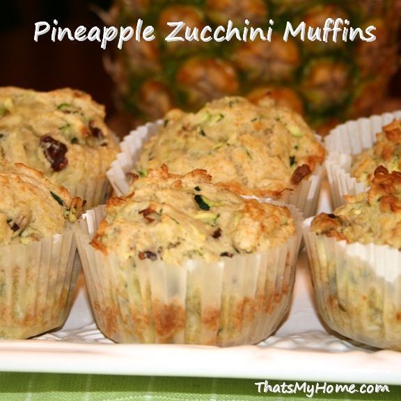 pineapple zucchini muffins