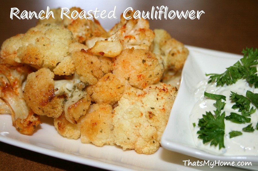 ranch roasted cauliflower