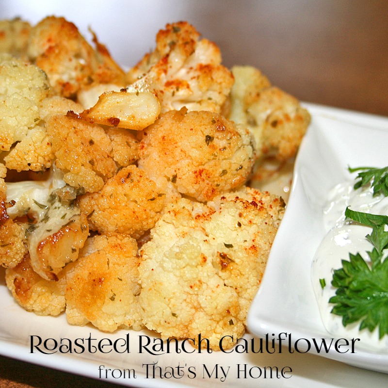 Roasted Ranch Cauliflower