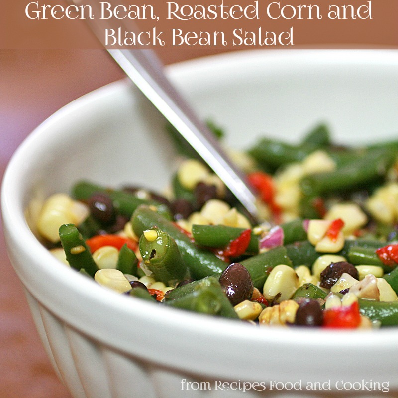 Green Bean, Roasted Corn and Black Bean Salad