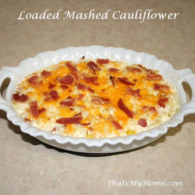 loaded mashed cauliflower recipe