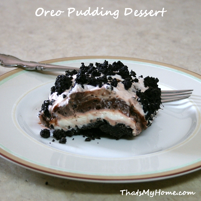 oreo pudding dessert recipe