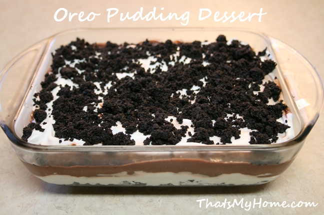 oreo pudding dessert recipe