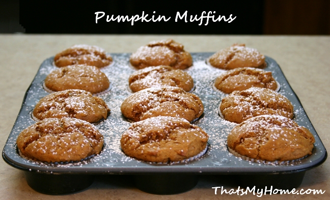 Pumpkin Muffins recipe