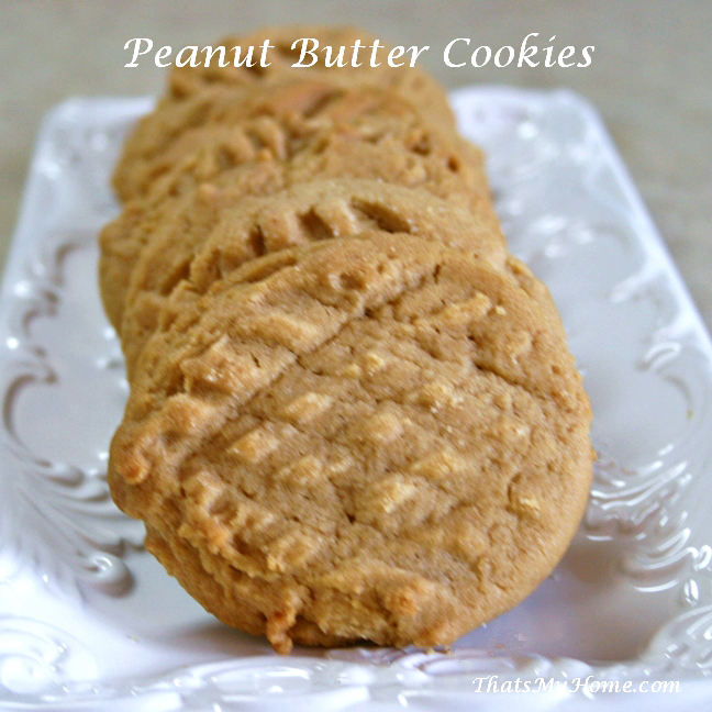 peanut butter cookies recipe