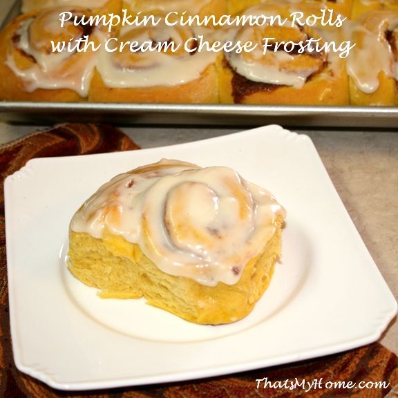 Pumpkin cinnamon rolls