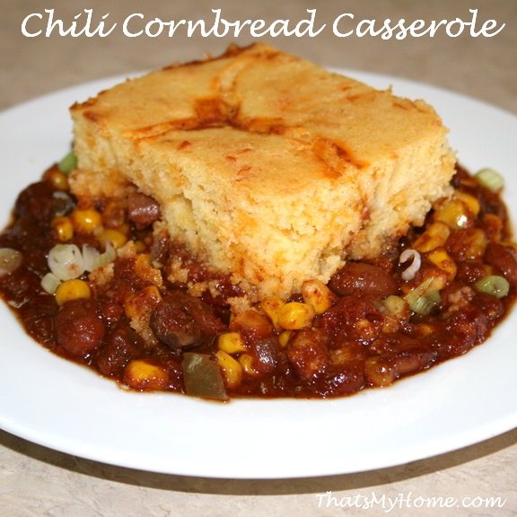 Image result for chili with cornbread