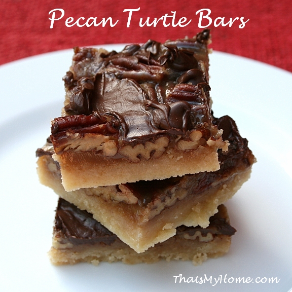 pecan turtle bars recipe