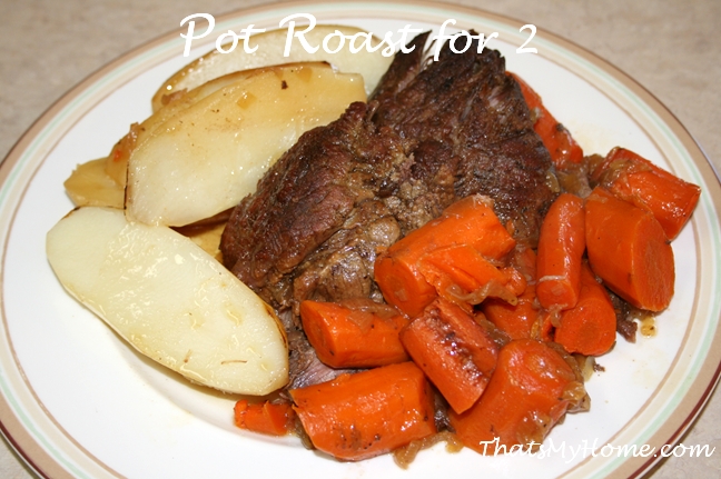 pot roast for 2 recipe