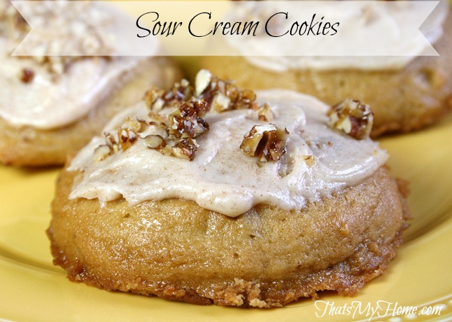 Mom's Sour Cream Cookies - Recipes Food and Cooking