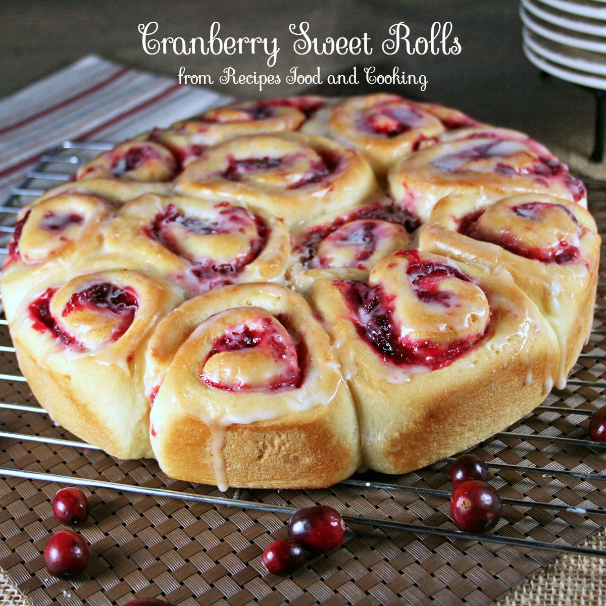 Cranberry Sweet Rolls