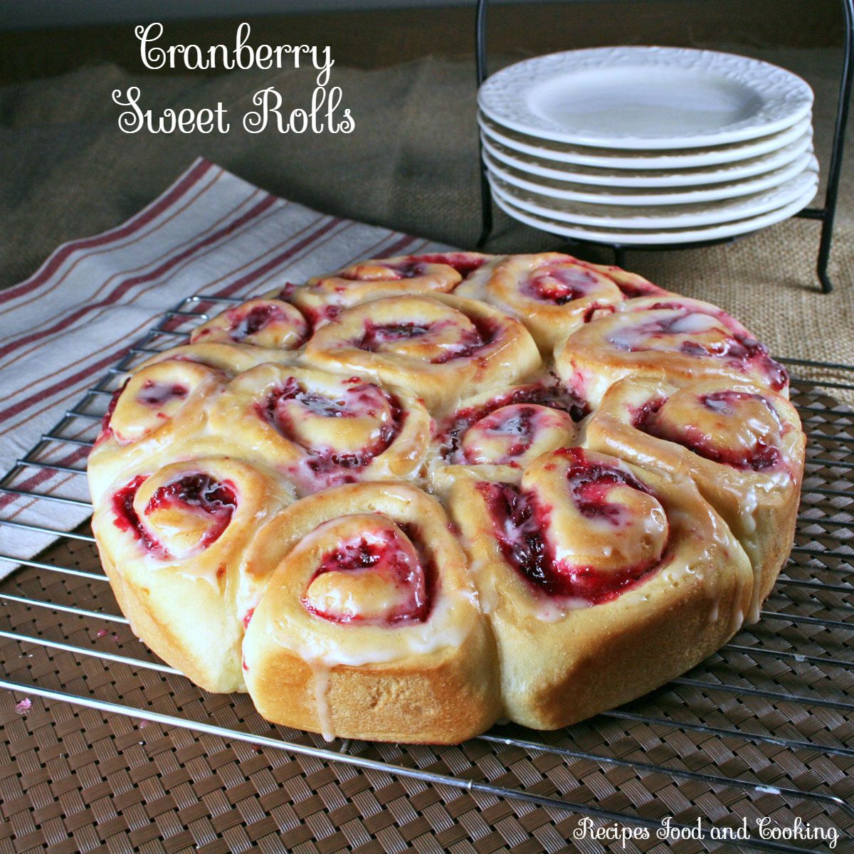 Cranberry Sweet Rolls