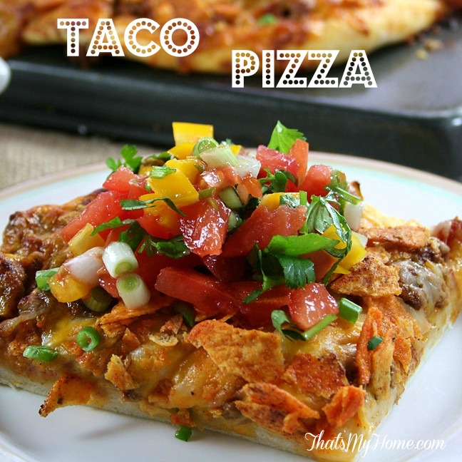 Taco Pizza Recipe from Recipes, Food and Cooking.com