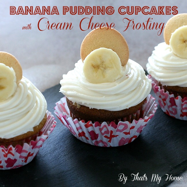 Banana Pudding Cupcakes with Cream Cheese Frosting