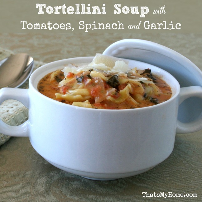 Spinach Tortellini Soup from Recipes, Food and Cooking