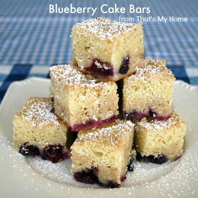 Blueberry Cake Bars