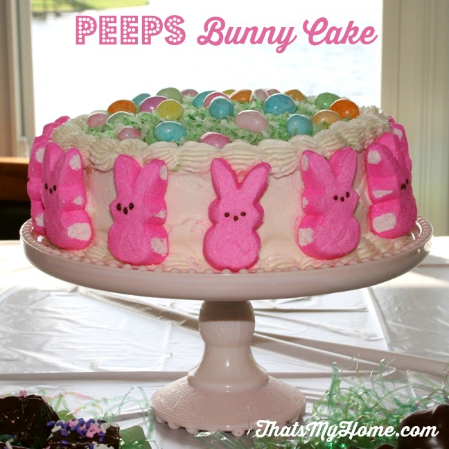 Peeps Bunny Cake from Recipes, Food and Cooking