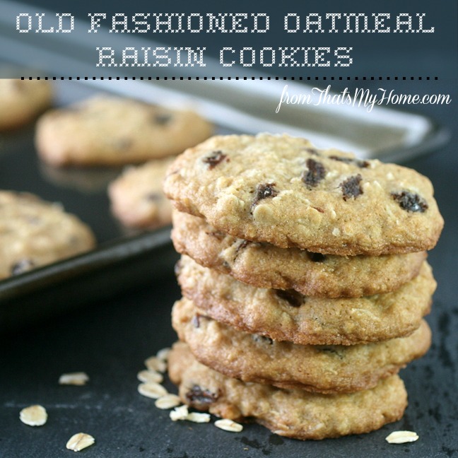 Old Fashioned Oatmeal Raisin Cookies from Recipes, Food and Cooking