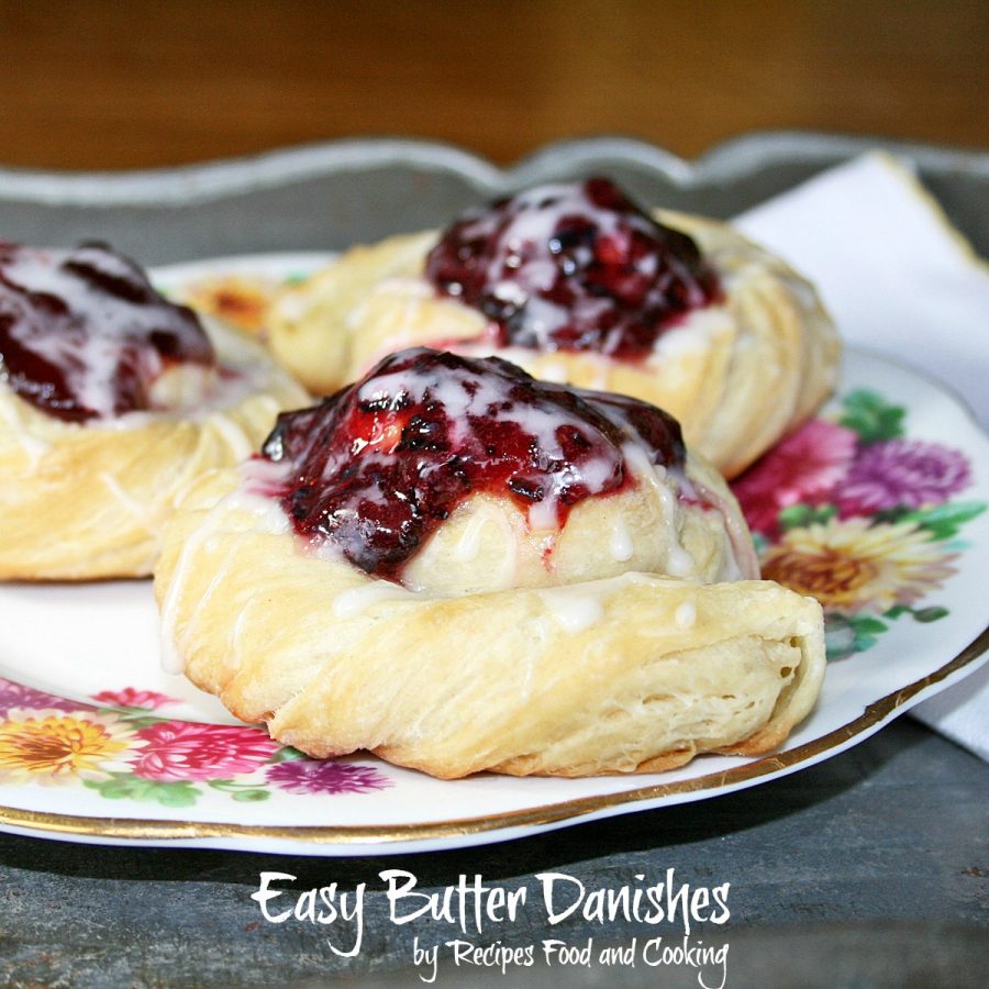 Easy Butter Danish Rolls