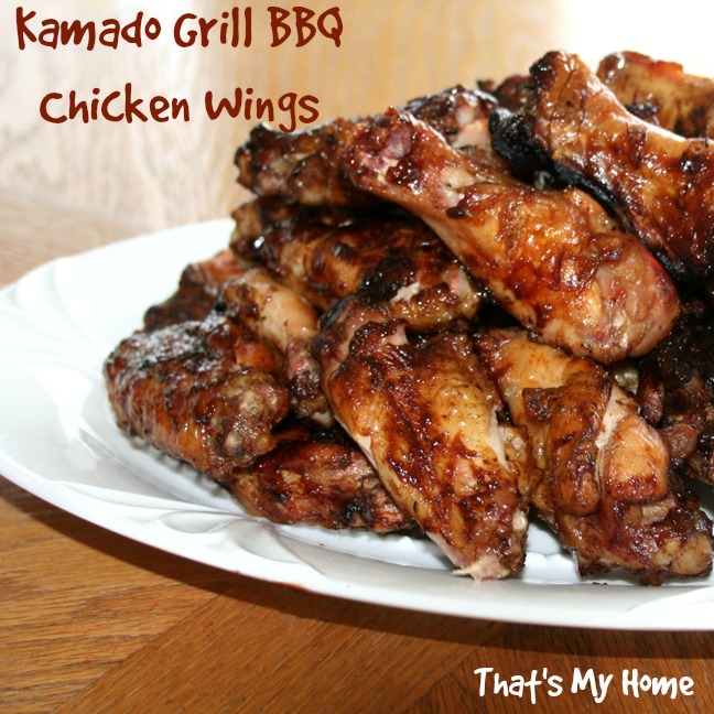 Kamado Grill BBQ Chicken Wings - Recipes Food and Cooking