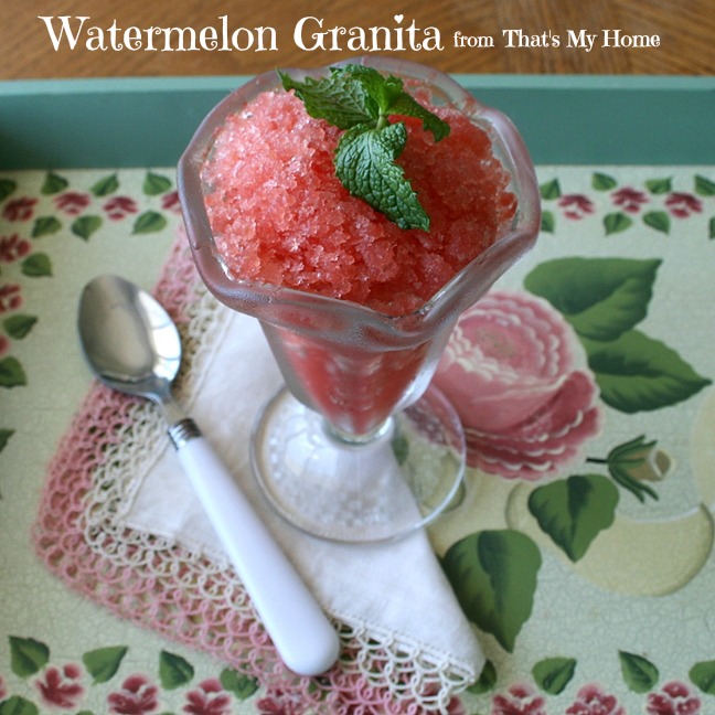 watermelon granita from recipes food and cooking