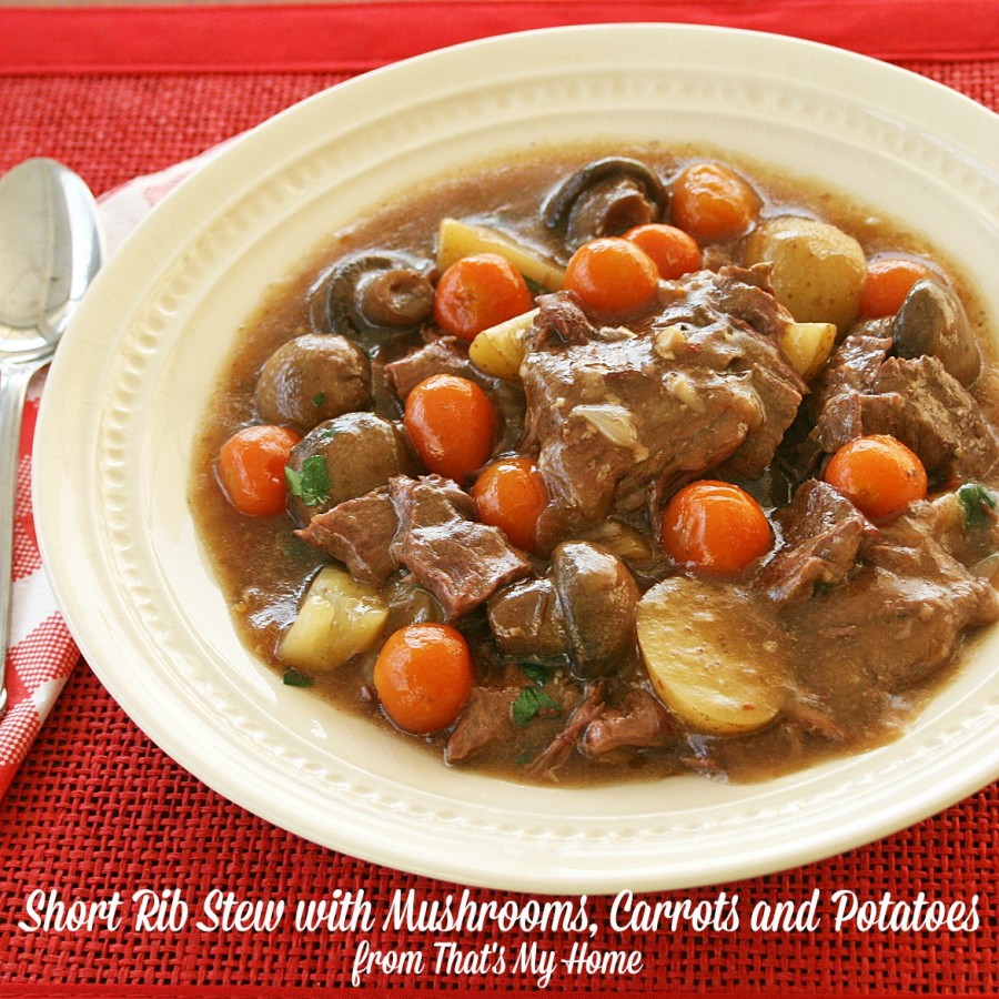 Short Rib Stew from That's My Home