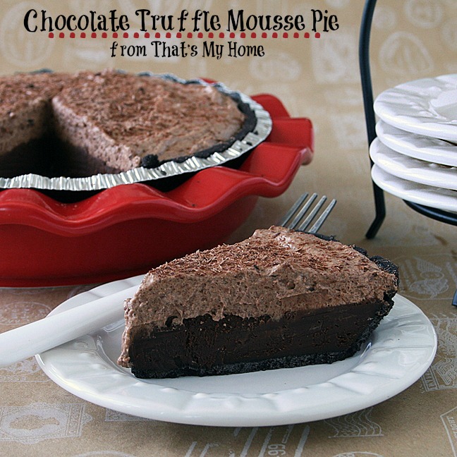 Chocolate Truffle Mousse Pie